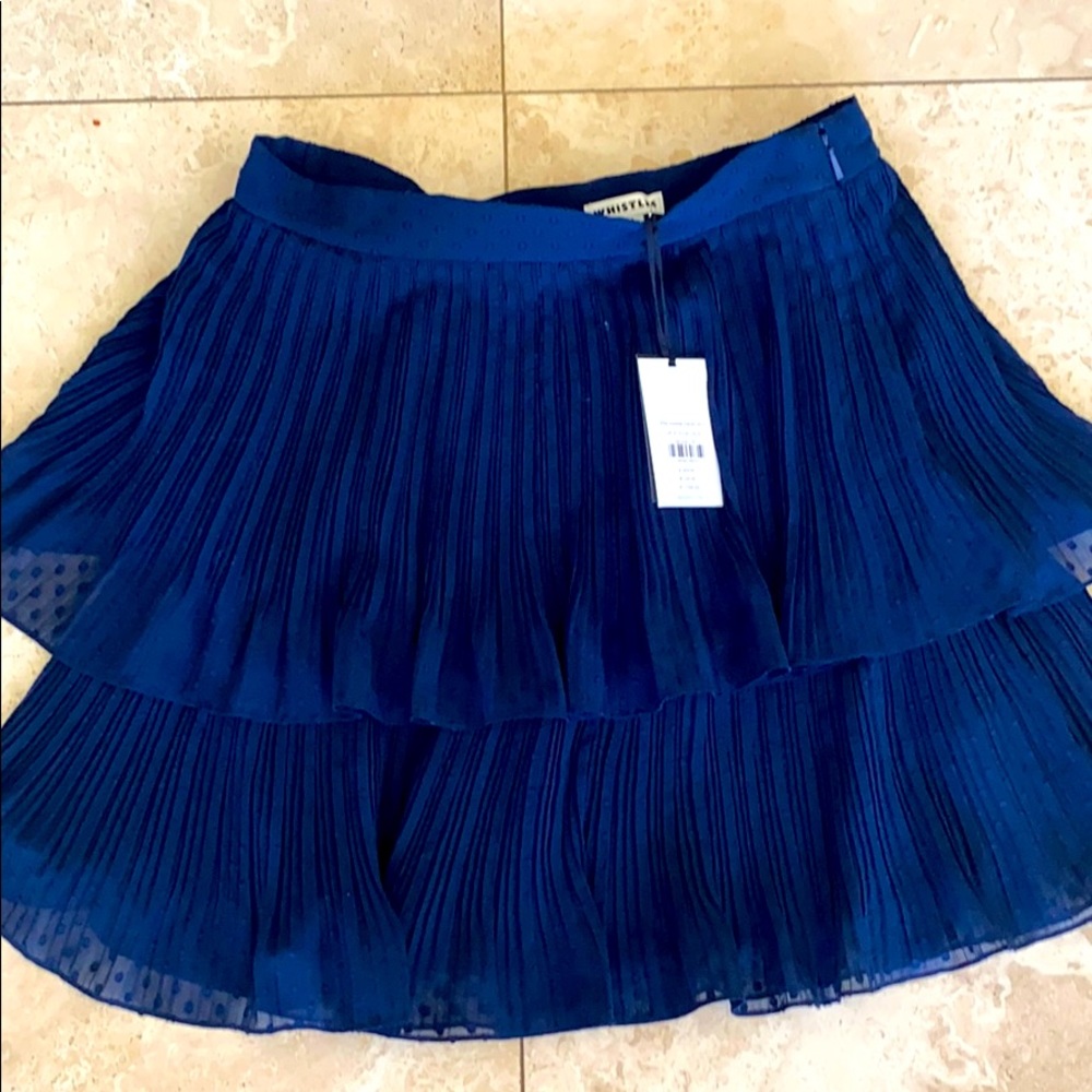 Adorable Royal Blue Tiered Skirt